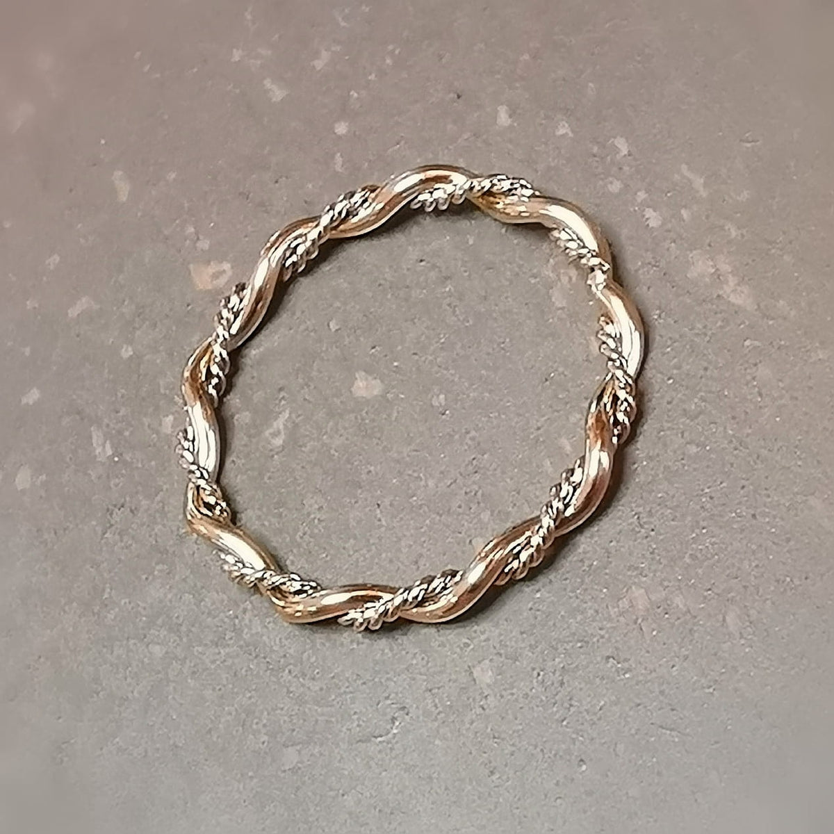 Boho Ring – Verbundenheit & Lebensweg Edelstahl · 18 Karat vergoldet