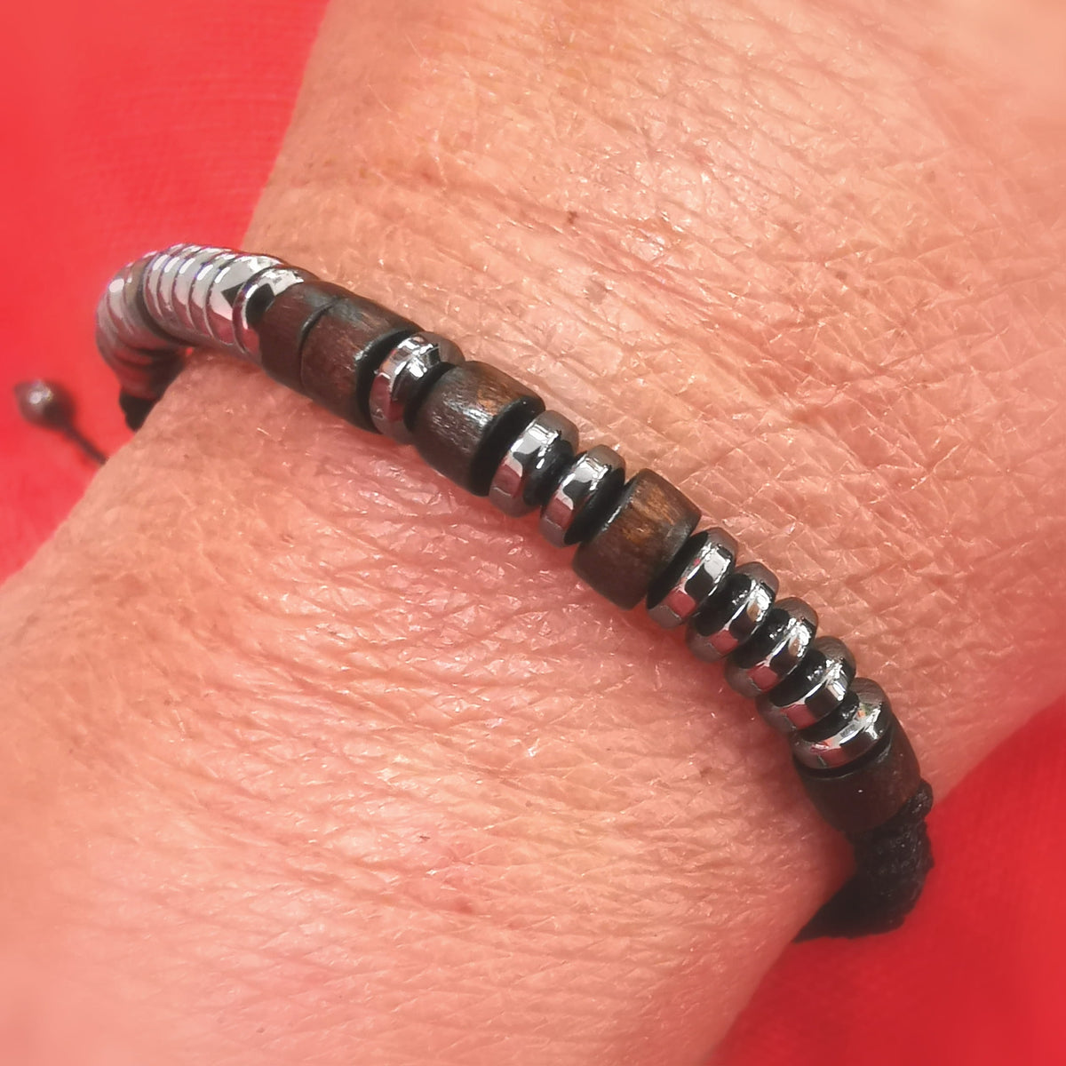 Never Give Up Morse Code Armband – Stärke, Mut & Durchhaltevermögen
