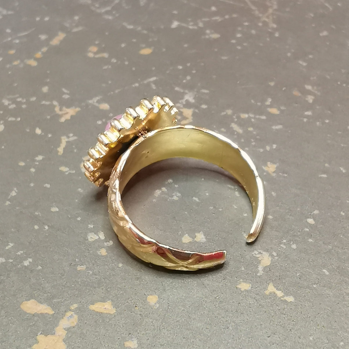 Achat Sonne Edelstein Ring Gold – Lebensfreude, Wärme & positive Energie