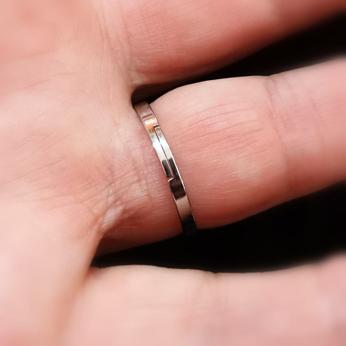 Hexenknoten Ring Silberfarben Edelstahl – verstellbarer Schutzring, keltischer Karma Schmuck