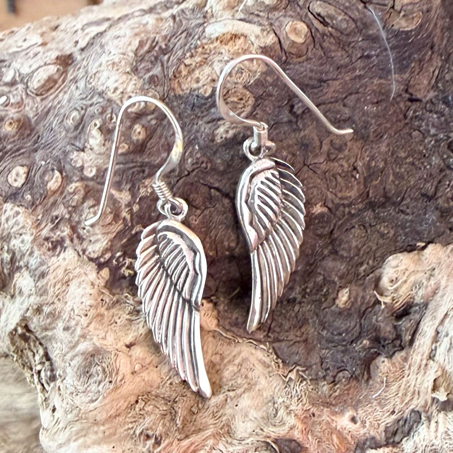 Engelsflügel Ohrringe Sterlingsilber – Hoffnung, Trost & Schutz