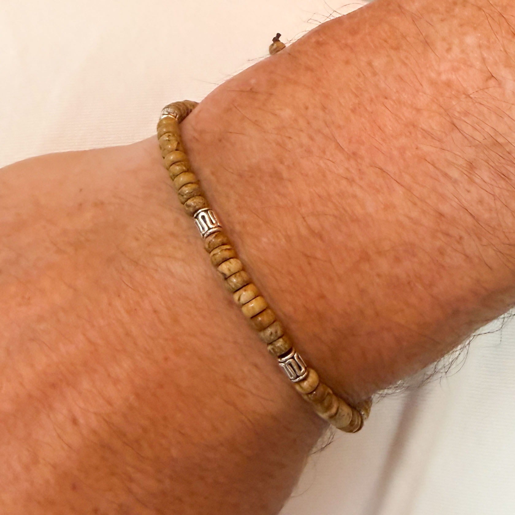 Bilder Jaspis Edelstein Armband – Boho Ethno Schmuck für Erdung & Lebensfreude