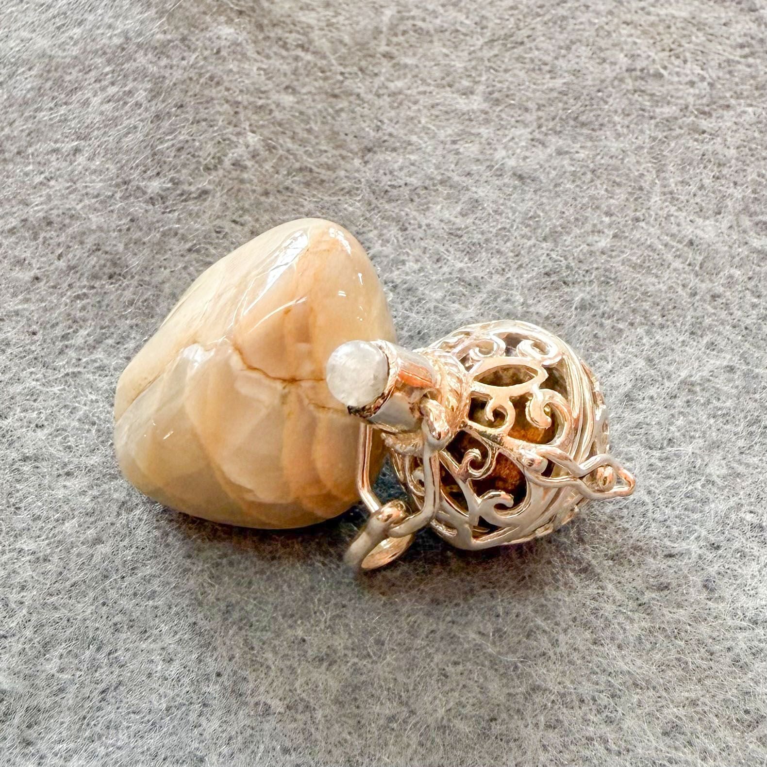 Engelsrufer Mondstein Edelstein – Sterlingsilber Handarbeit, Intuition & Weibliche Energie