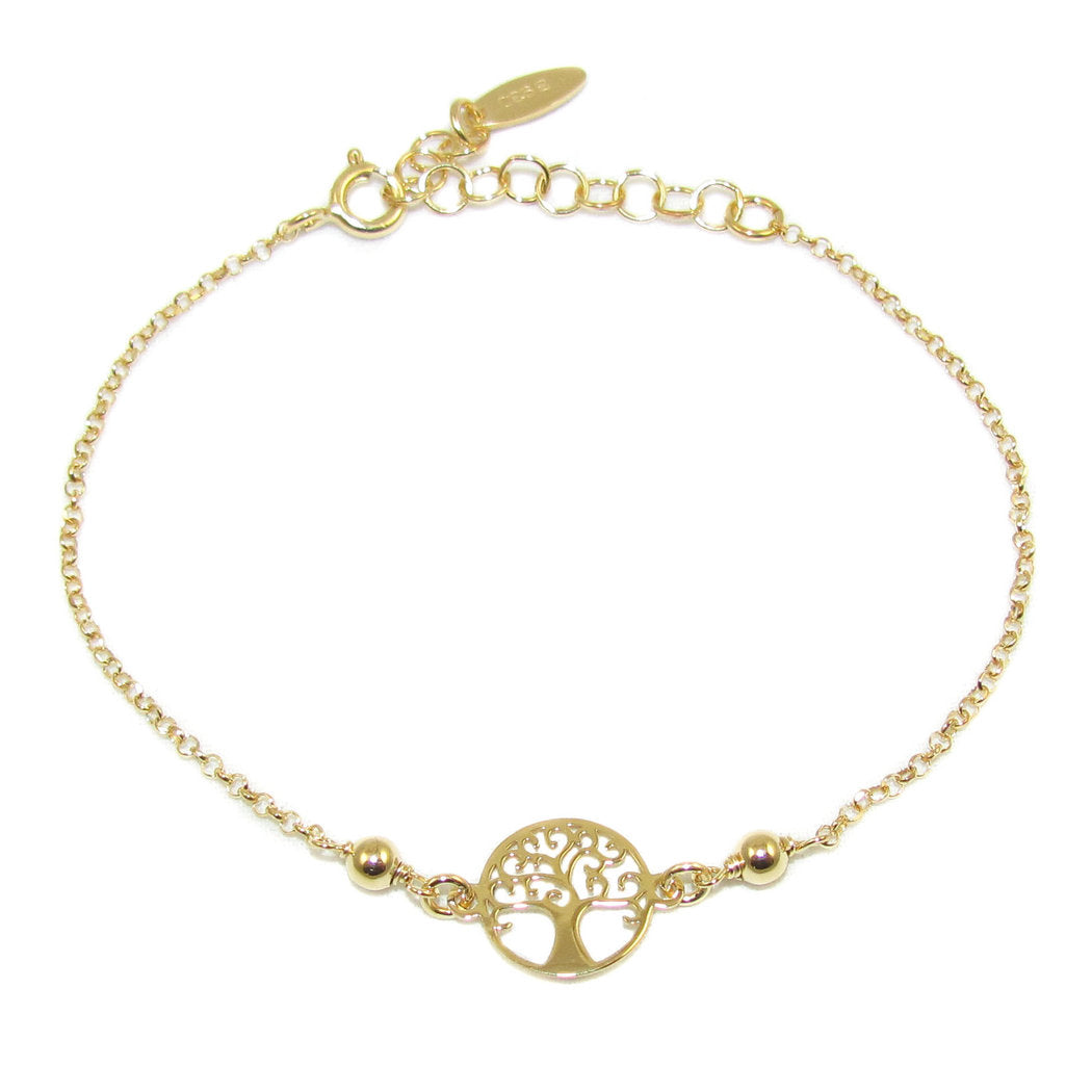 Tree of Life Talisman Lucky Charm Bracelet, gold - new ways