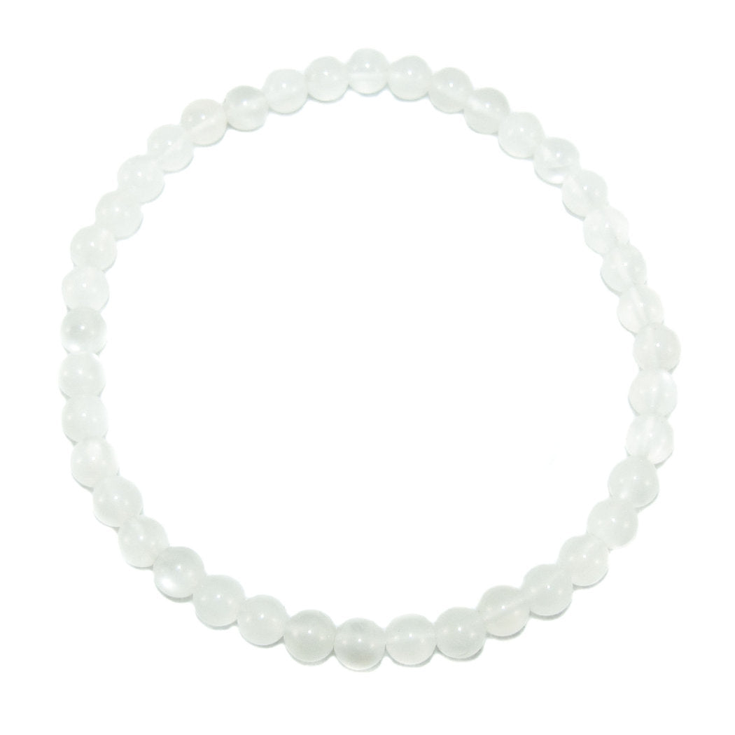 Regenbogen Mondstein Armband 5 mm Perlen, extra Qualität - Lebenslust