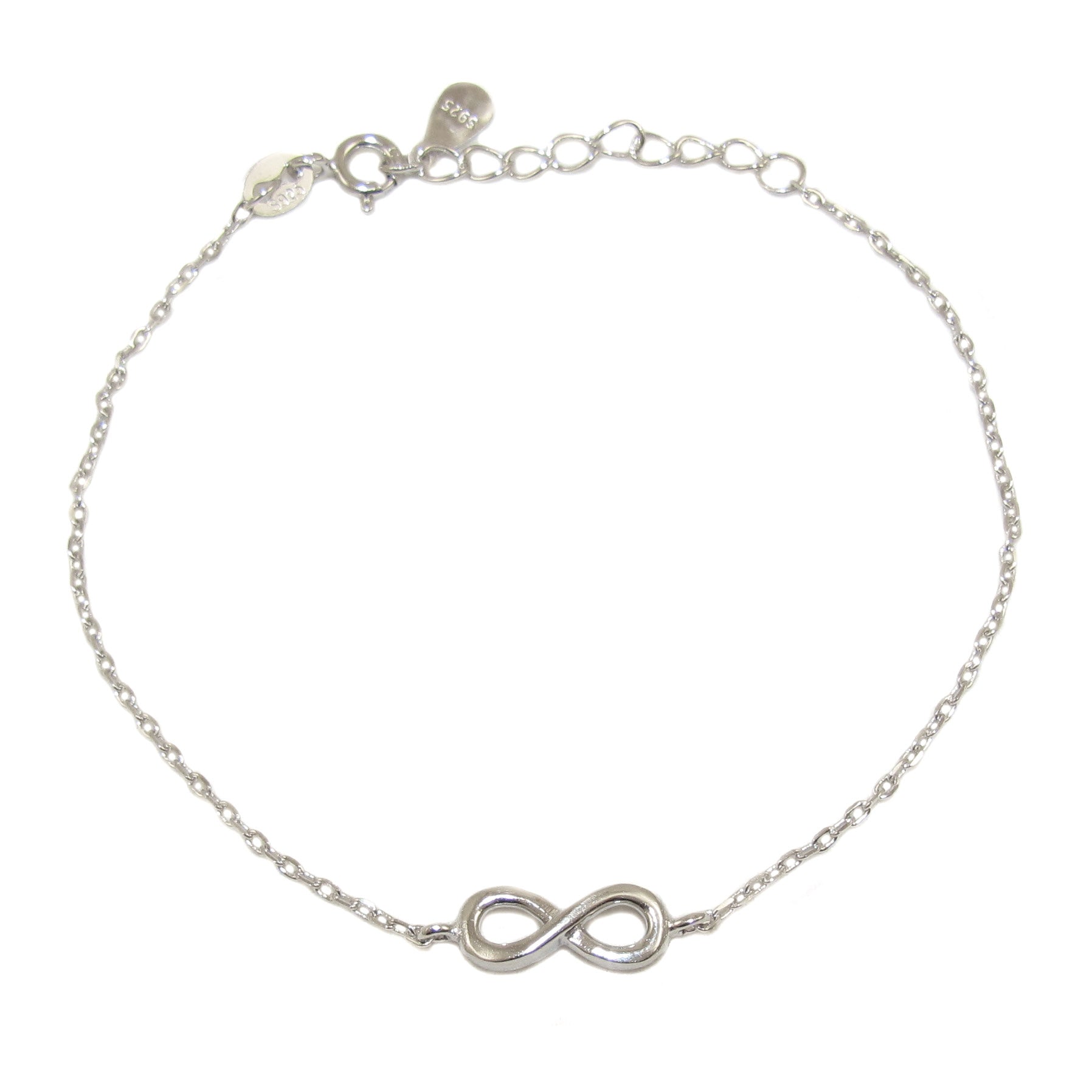 Unendlich Infinity Symbol Armband Sterlingsilber Schmuck für Damen