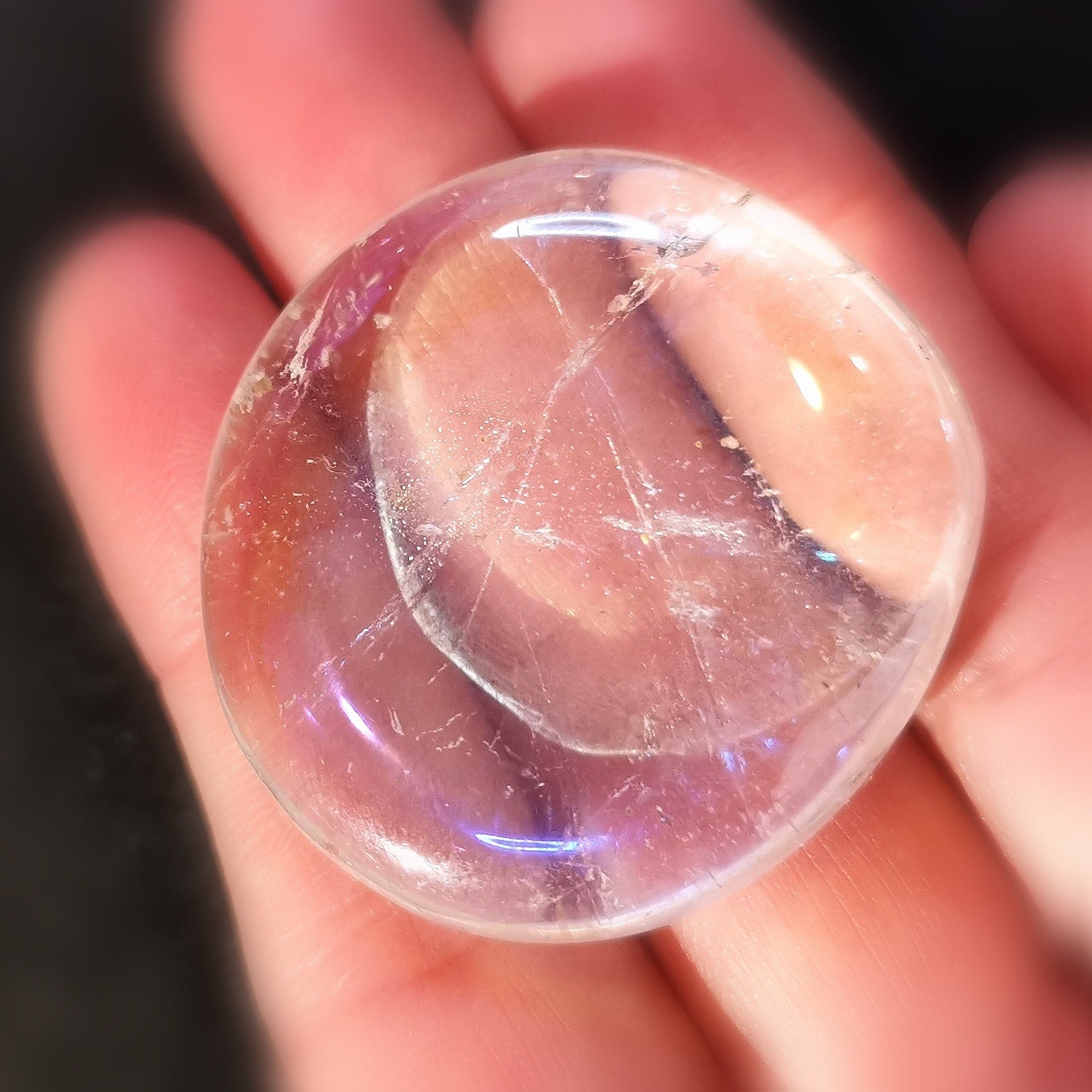 🔹 Angel Aura Gemstone Healing Stone Tumbled Stone – Basic Renewal &amp; Energy Flow ✨