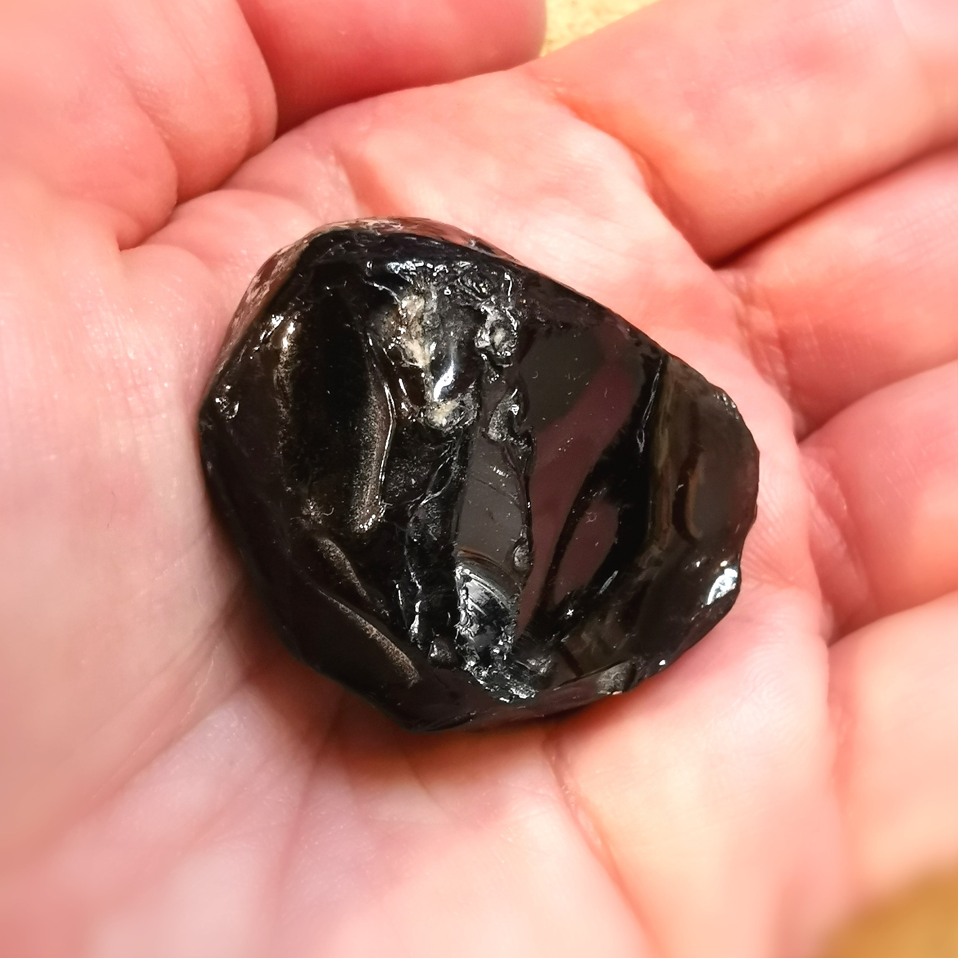 Apachenträne Obsidian Meditationsstein Edelstein Heilstein - Schutz