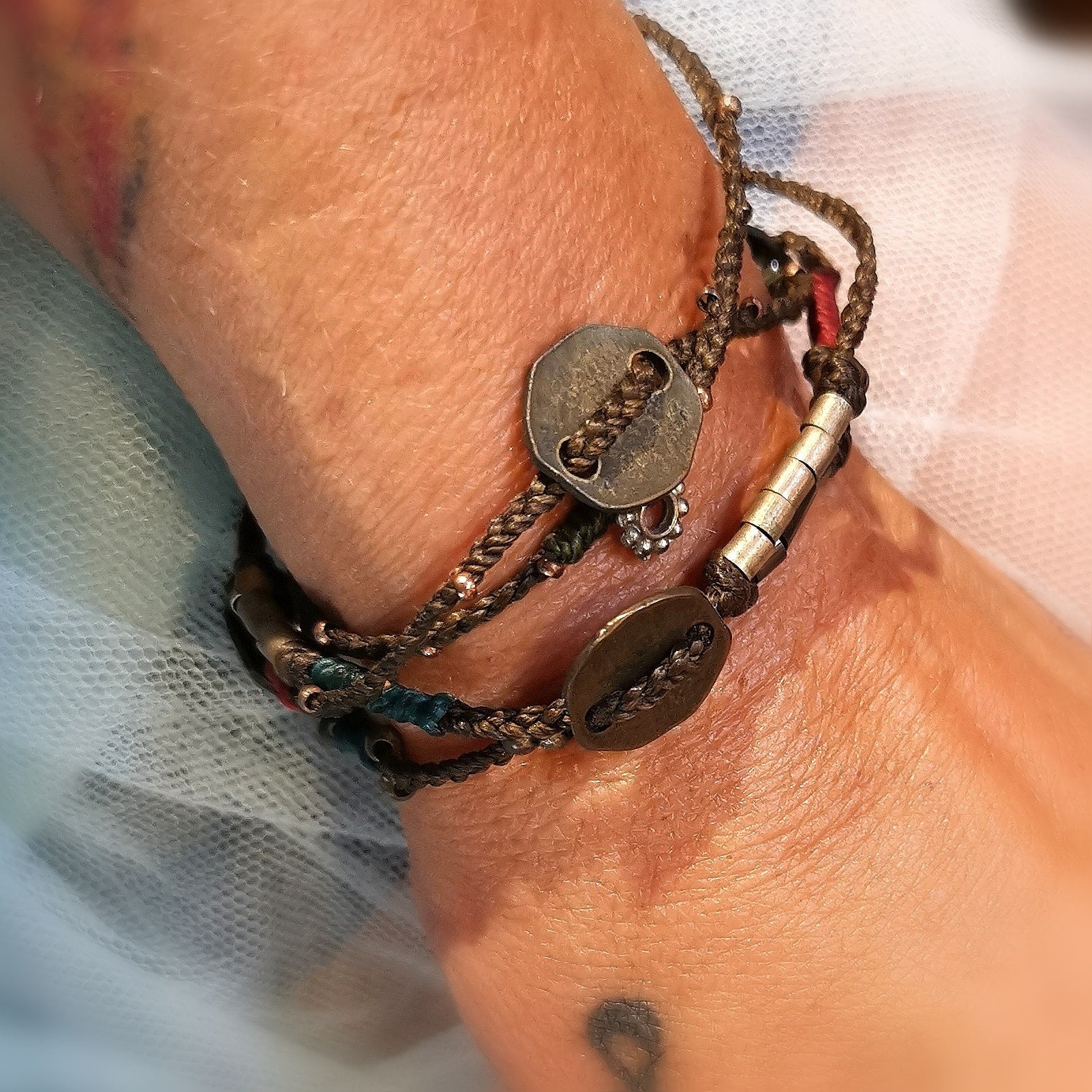 🌞 Hippie Ethno Karma Necklace &amp; Wrap Bracelet – Serenity &amp; Joy of Life