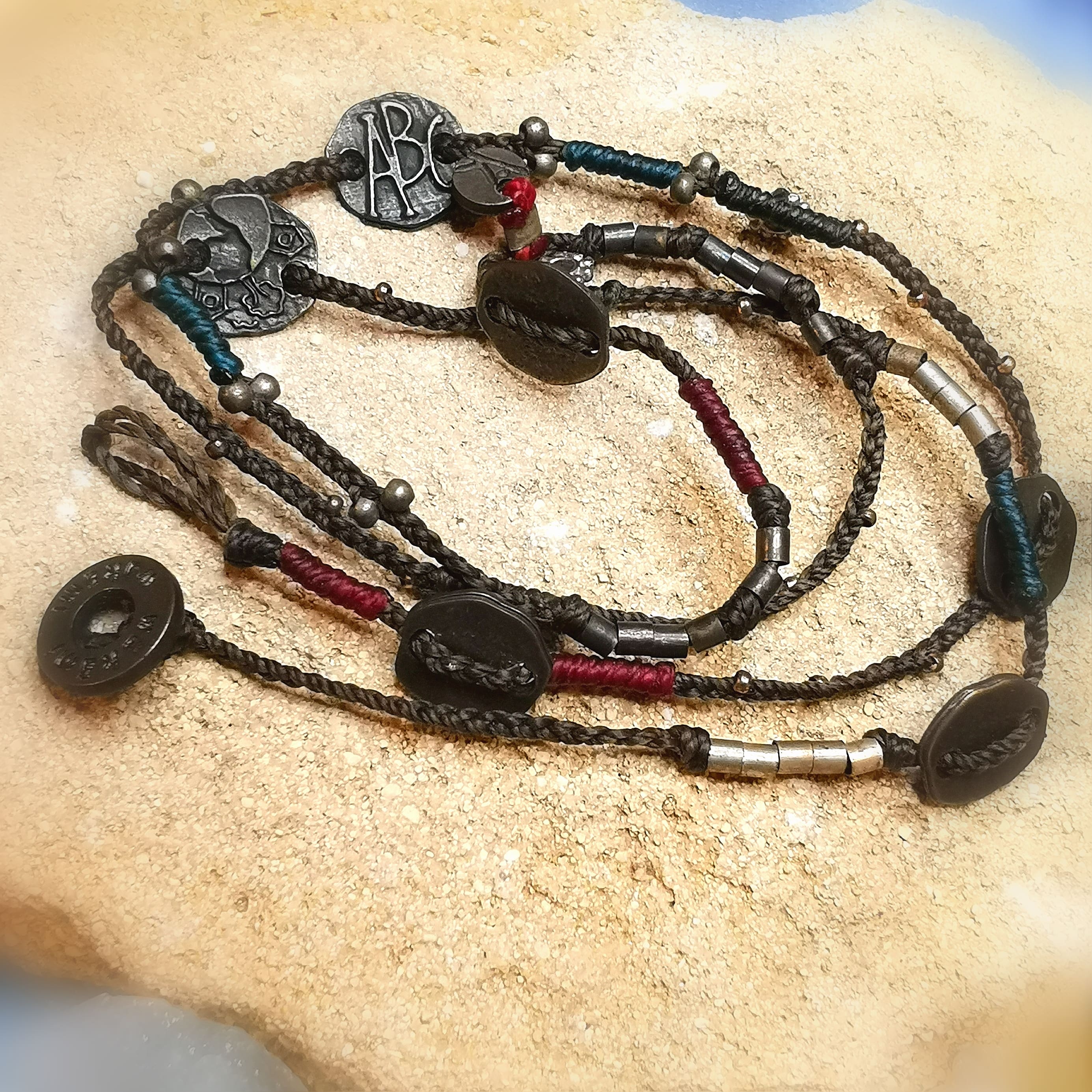 🌞 Hippie Ethno Karma Necklace &amp; Wrap Bracelet – Serenity &amp; Joy of Life
