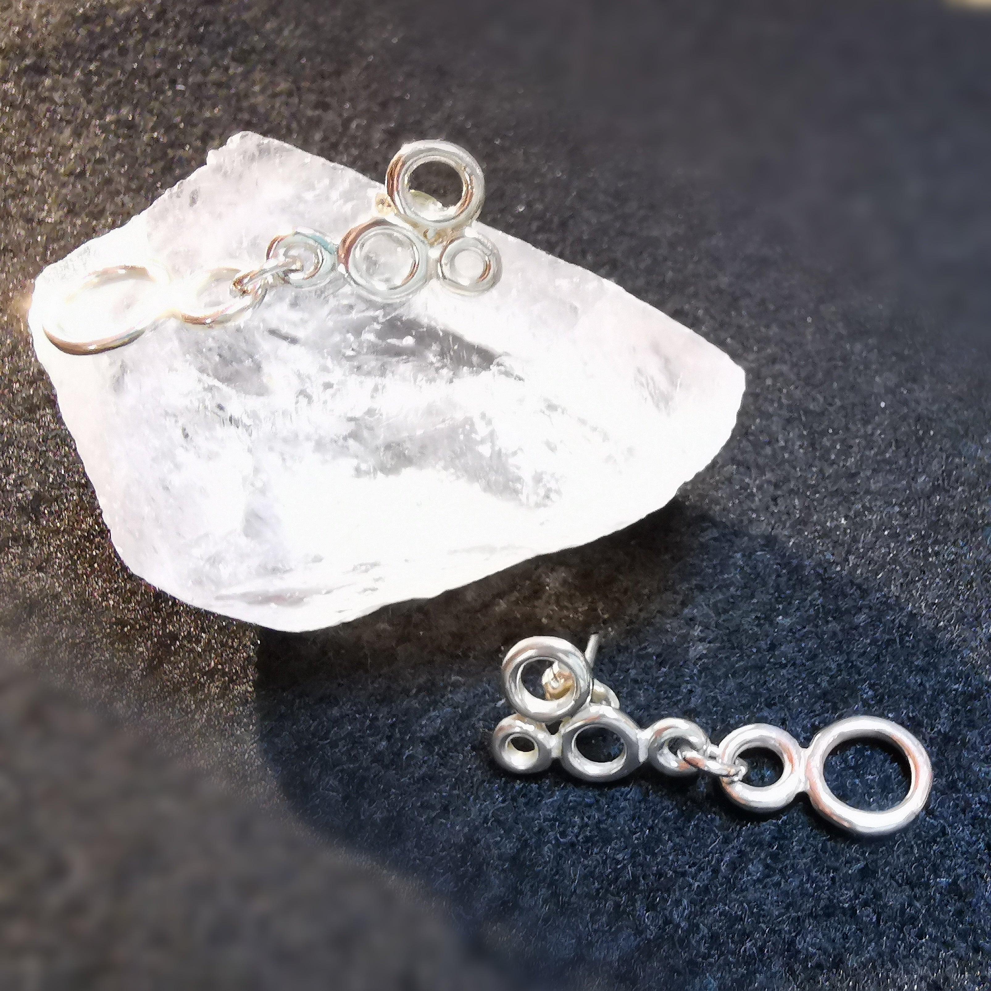 Design Ohrringe Ohrhänger Ohrschmuck Sterlingsilber - Leichtigkeit