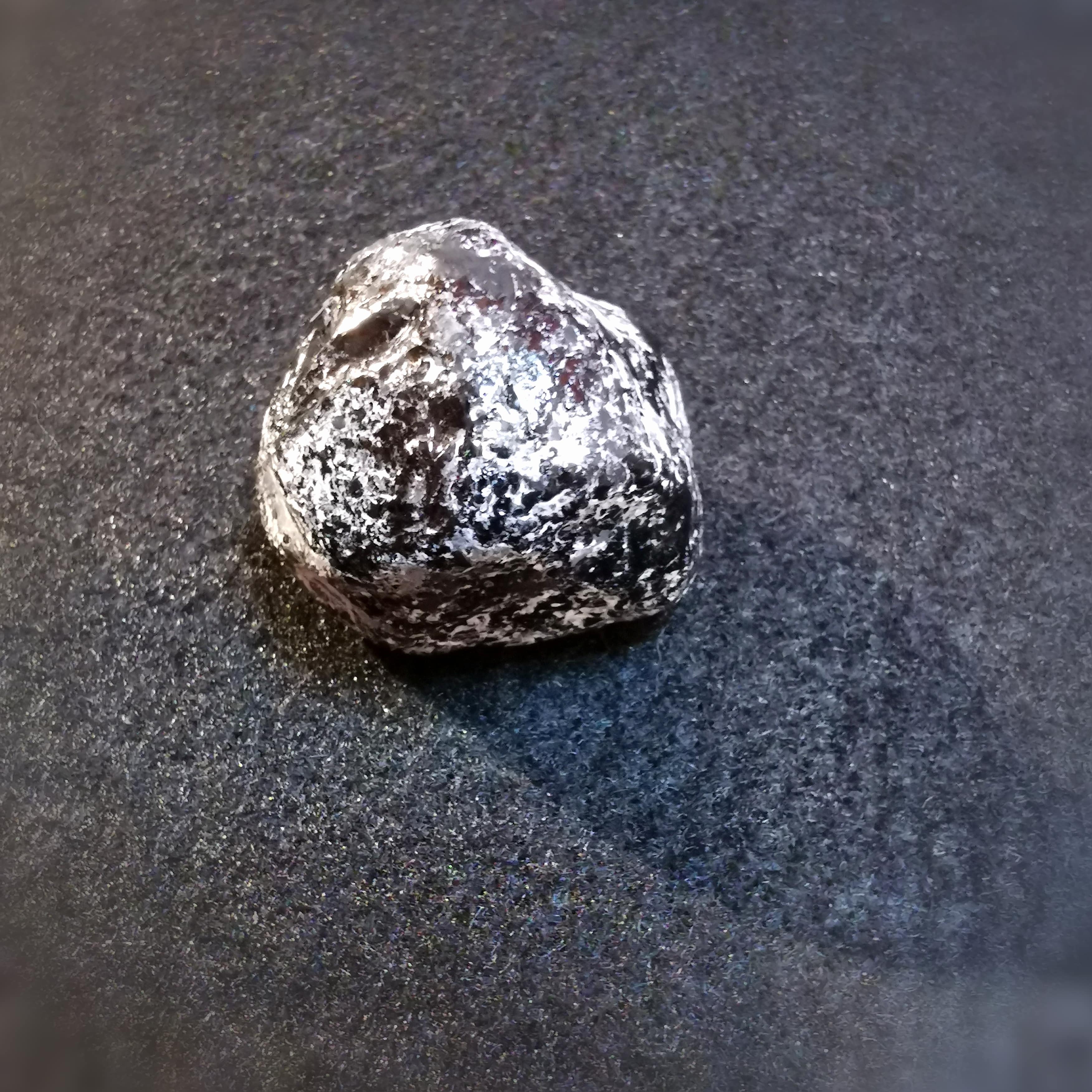 ✨ Apachenträne Rauch Obsidian – Meditationsstein XL, geweiht – Schutz & neue Kraft ✨