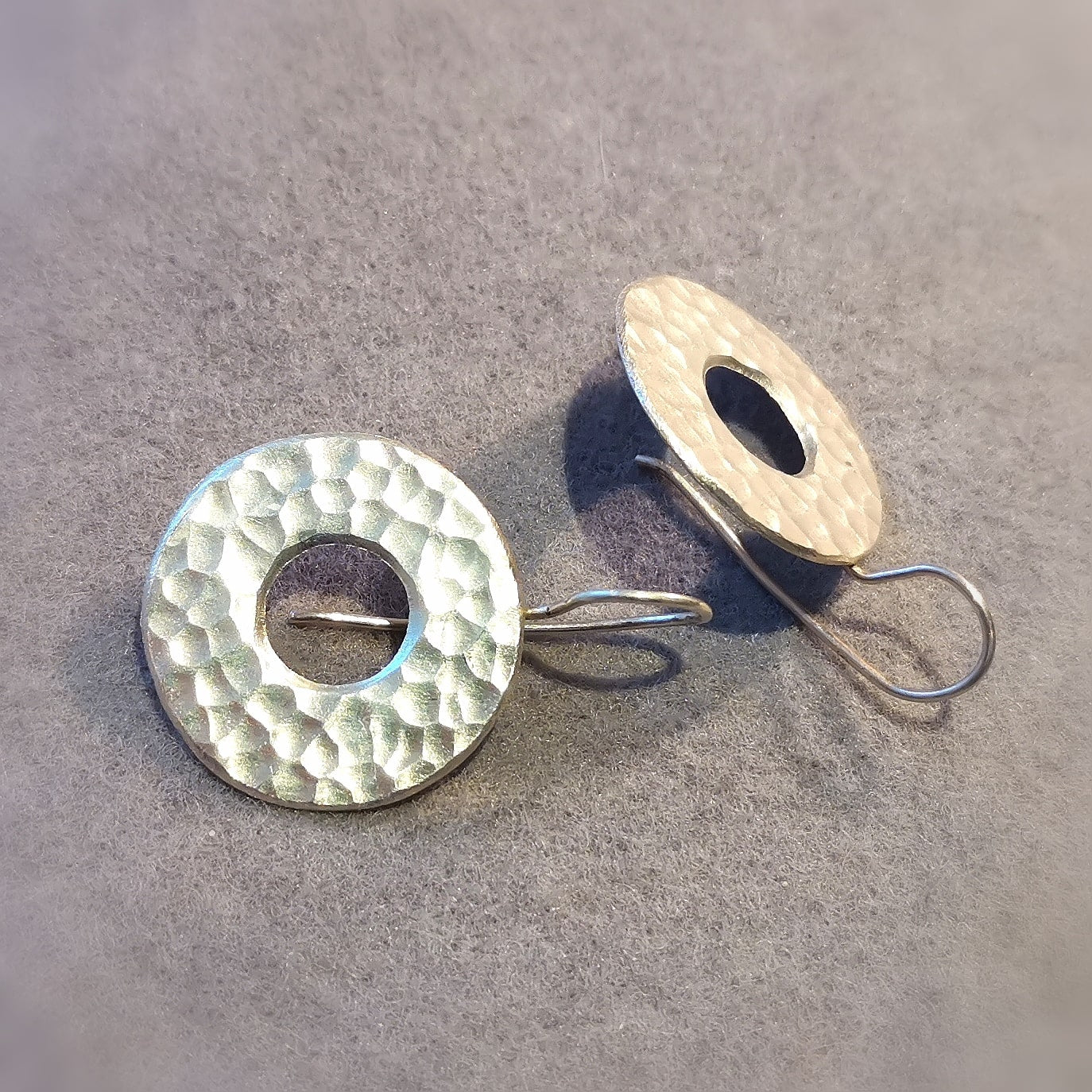 Sterlingsilber Design Ohrringe, Lebenskreis Karma Schmuck - Schutz & Lebensglück