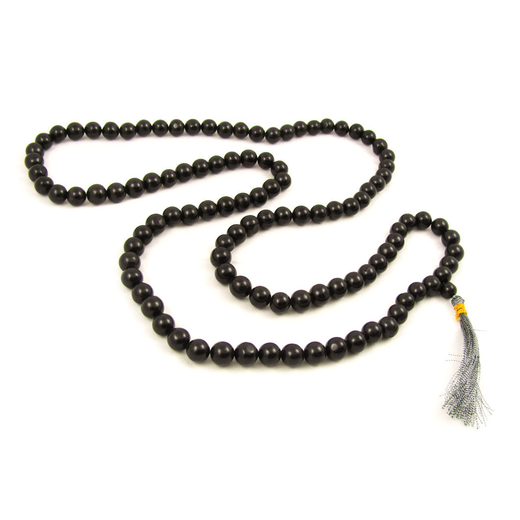 Edelstein Mala, Gebetskette aus schwarzem Achat