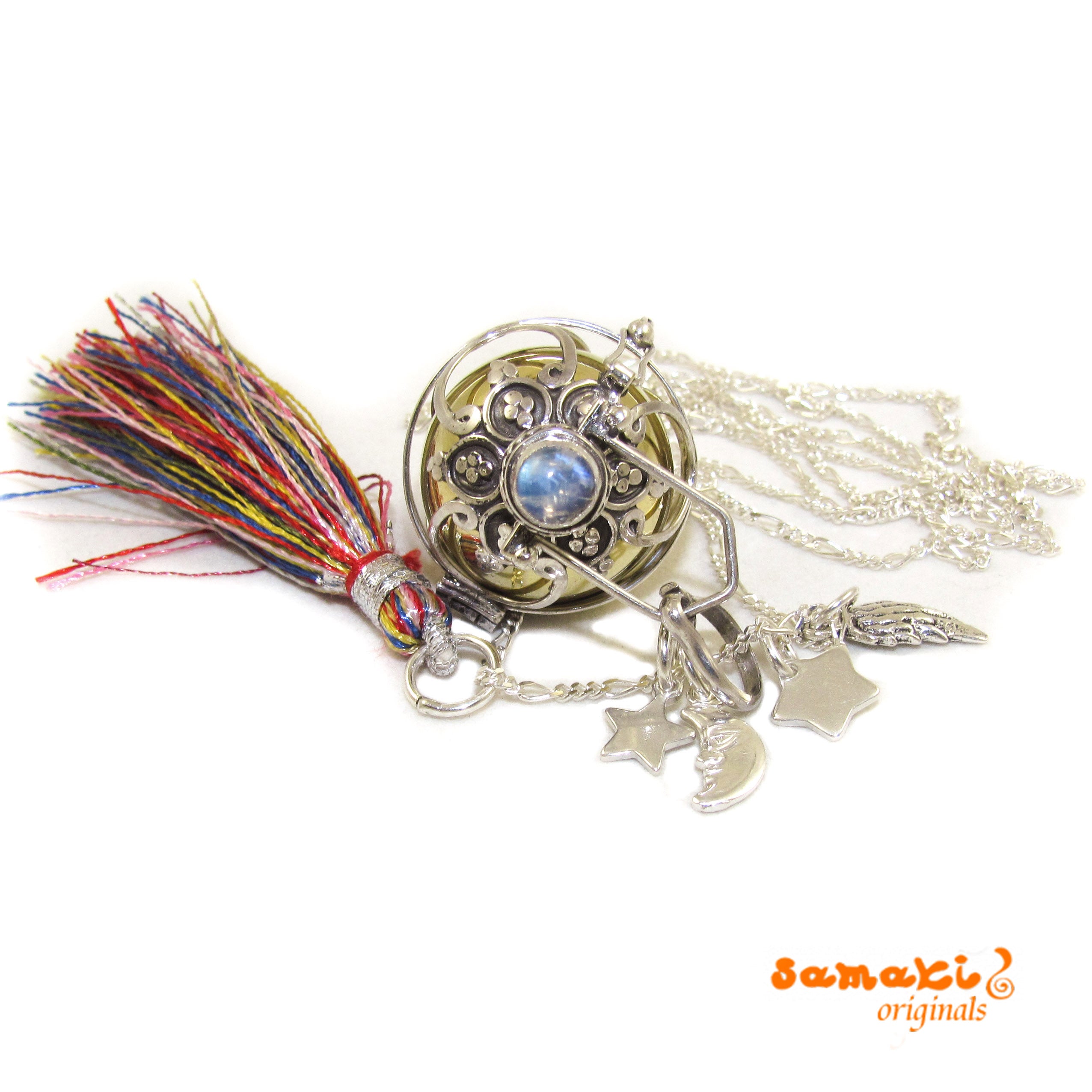 Engelsrufer Mondstein Sterlingsilber Kette sweet dreams, Set, 70 cm - Lebenslust - samaki originals